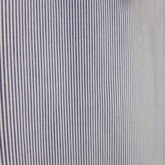 BANANA REPUBLIC | Sleeveless Bow Neck Shift Dress Stripe Blue & White 10 Petite - Picture 5 of 10